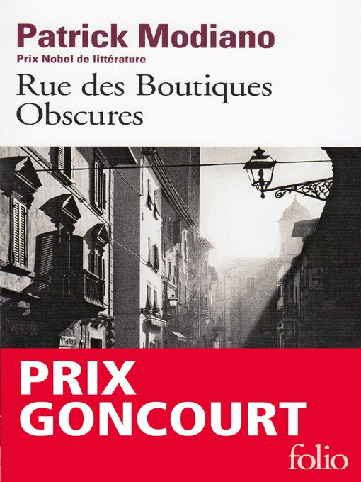 Title details for Rue des Boutiques Obscures by Patrick Modiano - Wait list